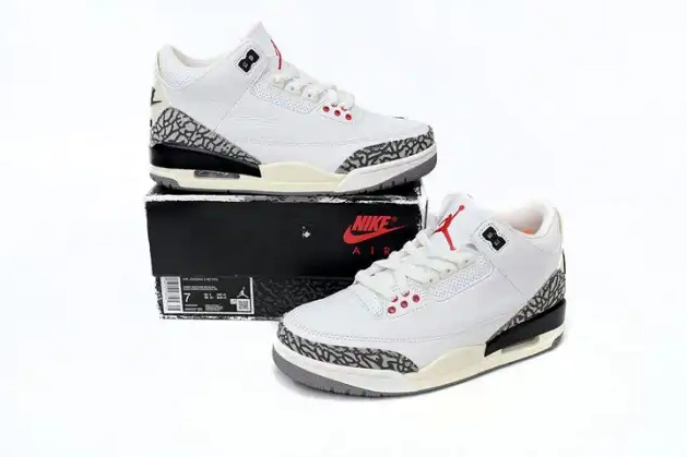 Official Maikesneakers Jordan Reimagined Retro White 3 Cement DN3707-100 0409